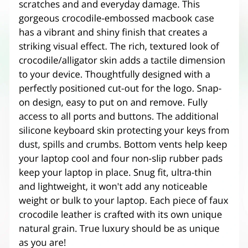 Red Crocodile MacBook Air 13 Case